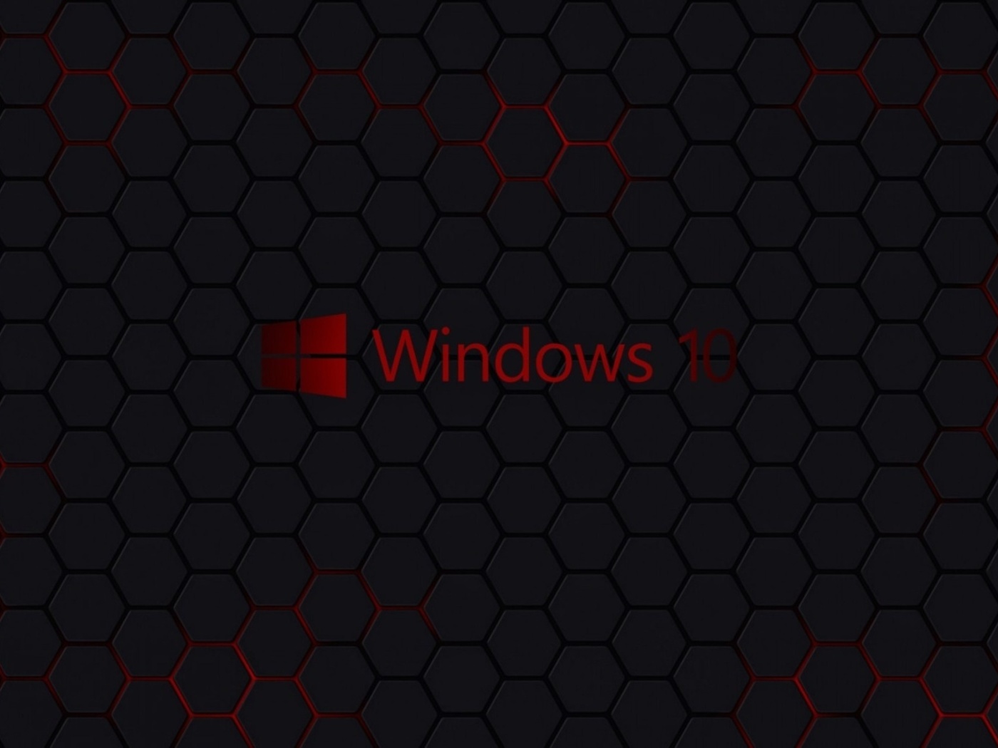 Обои Windows 10 Dark Wallpaper 1400x1050