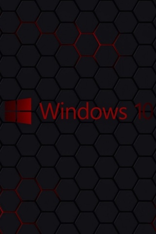 Fondo de pantalla Windows 10 Dark Wallpaper 320x480