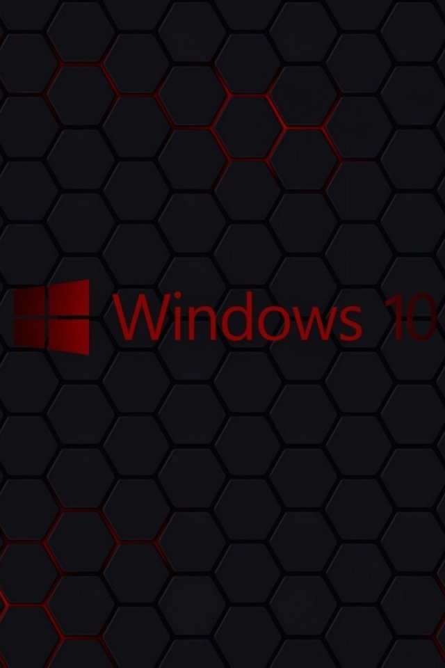 Fondo de pantalla Windows 10 Dark Wallpaper 640x960