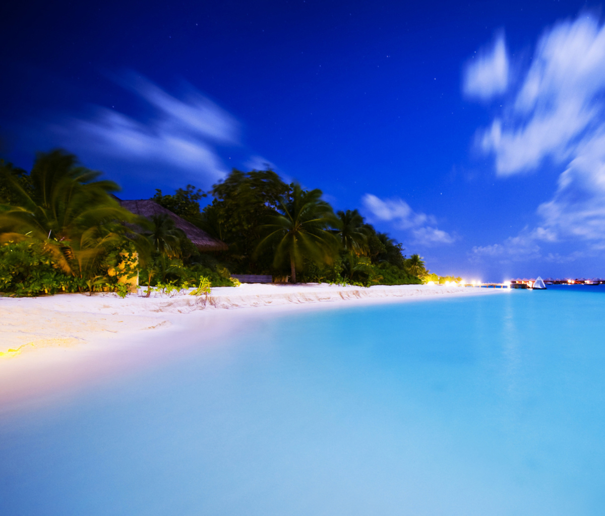 Das Maldivian Night Wallpaper 1200x1024