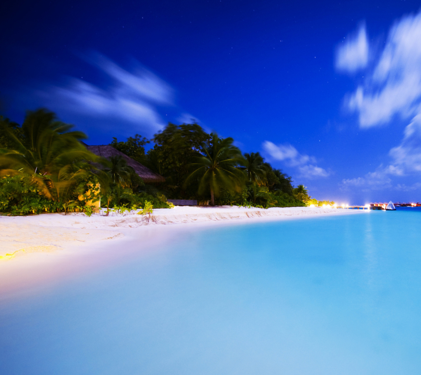 Maldivian Night wallpaper 1440x1280