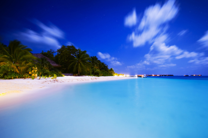 Das Maldivian Night Wallpaper