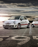 Das Fiat 595 Abarth Wallpaper 128x160