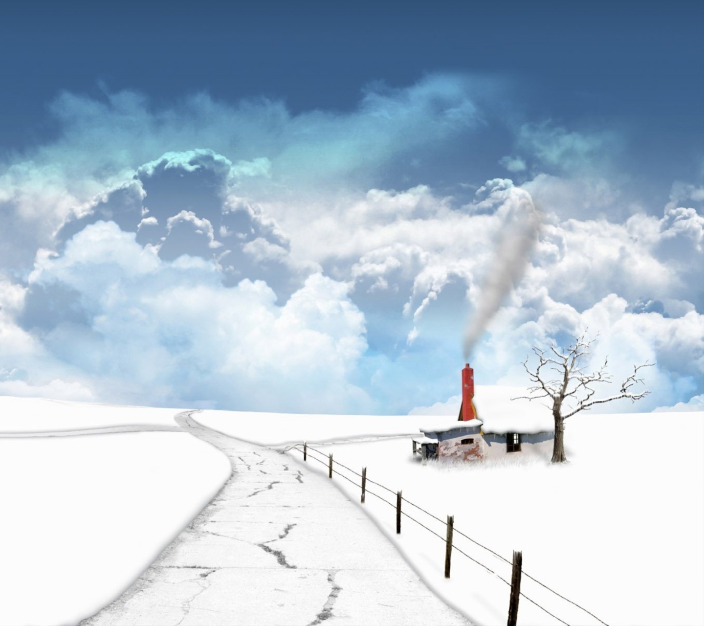 Das Winter Season - Widescreen Wallpaper 1440x1280