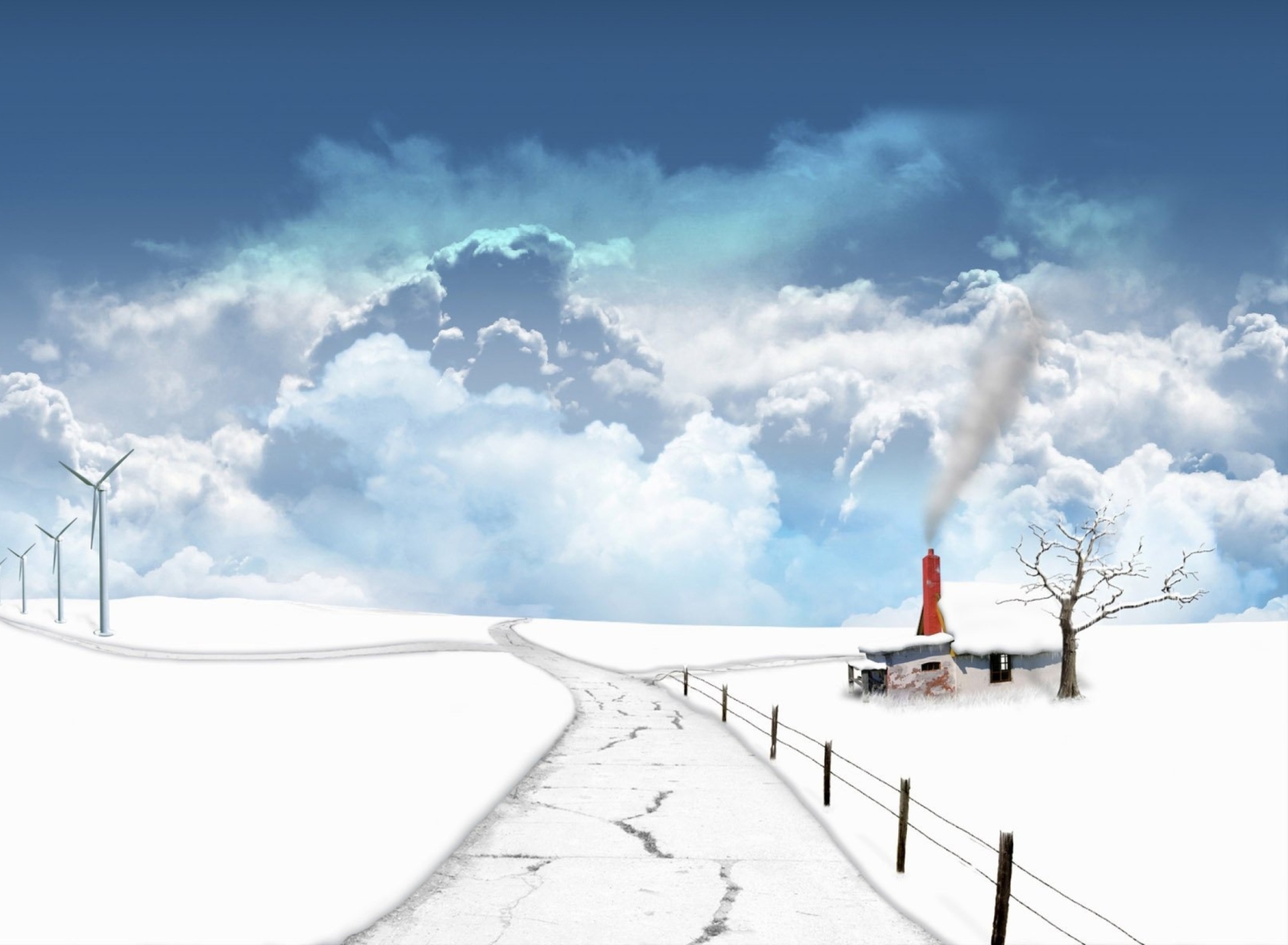 Winter Season - Widescreen wallpaper 1920x1408