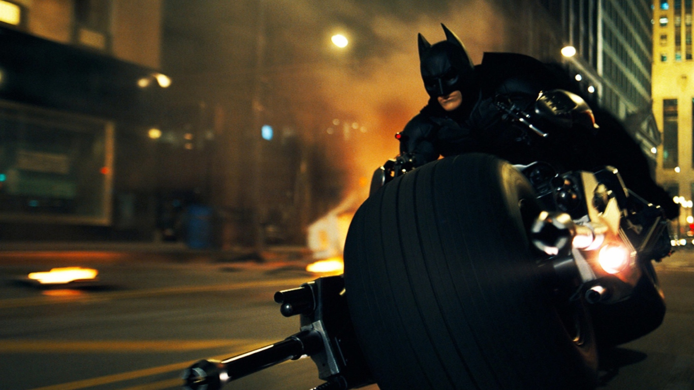 Fondo de pantalla Batman In Dark Knight Rises 1366x768