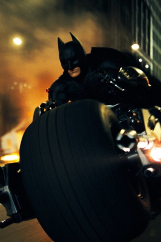 Batman In Dark Knight Rises wallpaper 320x480