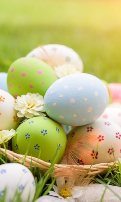 Fondo de pantalla Happy Easter 2020 240x400