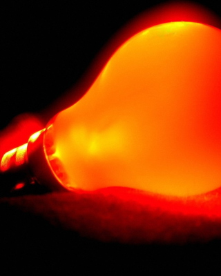 Orange Lamp papel de parede para celular para Blackberry RIM Torch 9860