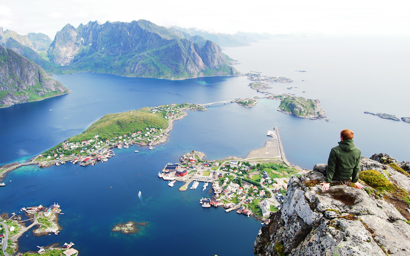 Screenshot №1 pro téma Norway Lofoten Islands 1440x900