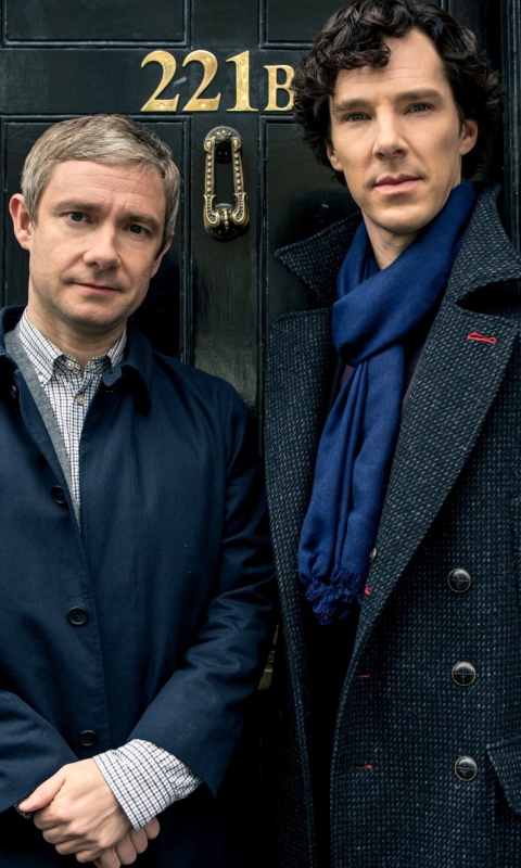 Обои Sherlock Season 3 BBC One 480x800