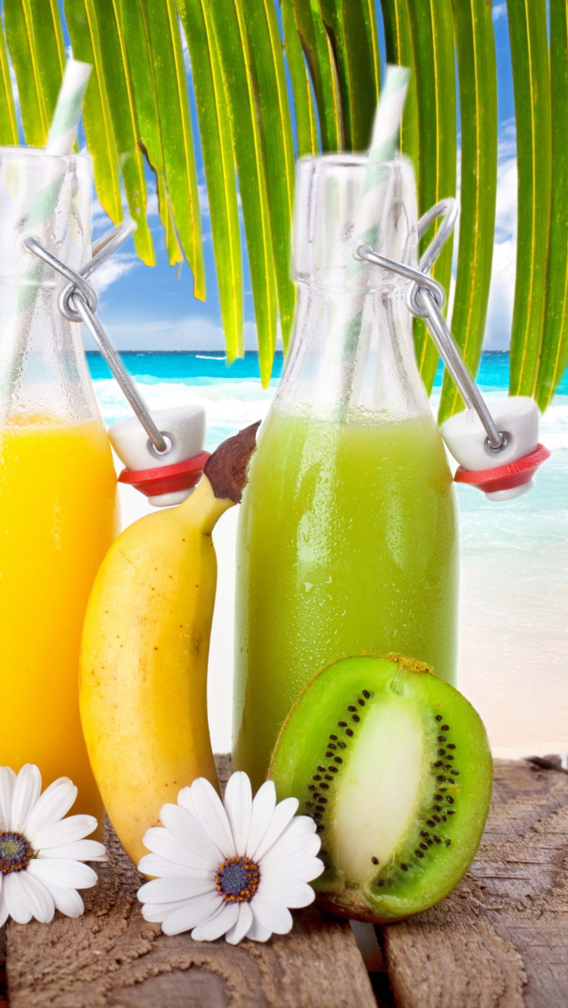 Freshly Squeezed Juice wallpaper 640x1136