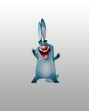 Screenshot №1 pro téma Crazy Blue Rabbit 128x160