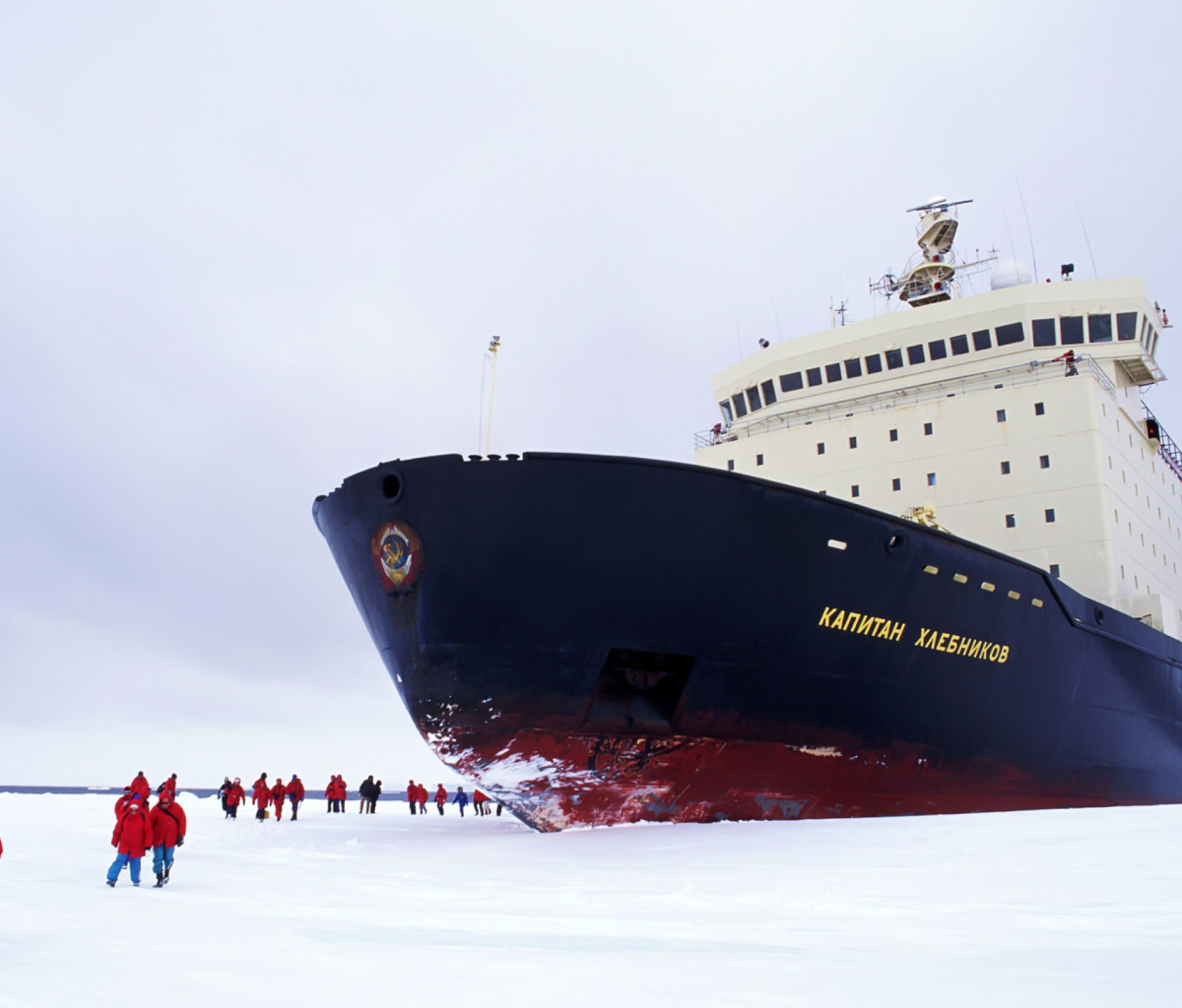 Sfondi The Russian Icebreaker Kapitan Khlebnikov 1200x1024