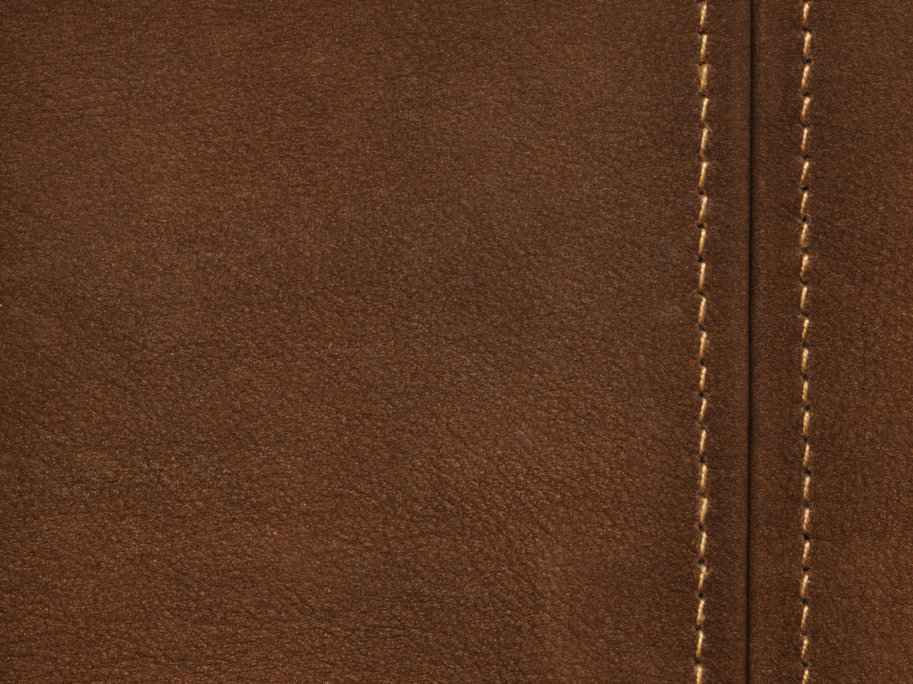 Обои Brown Leather with Seam 1280x960