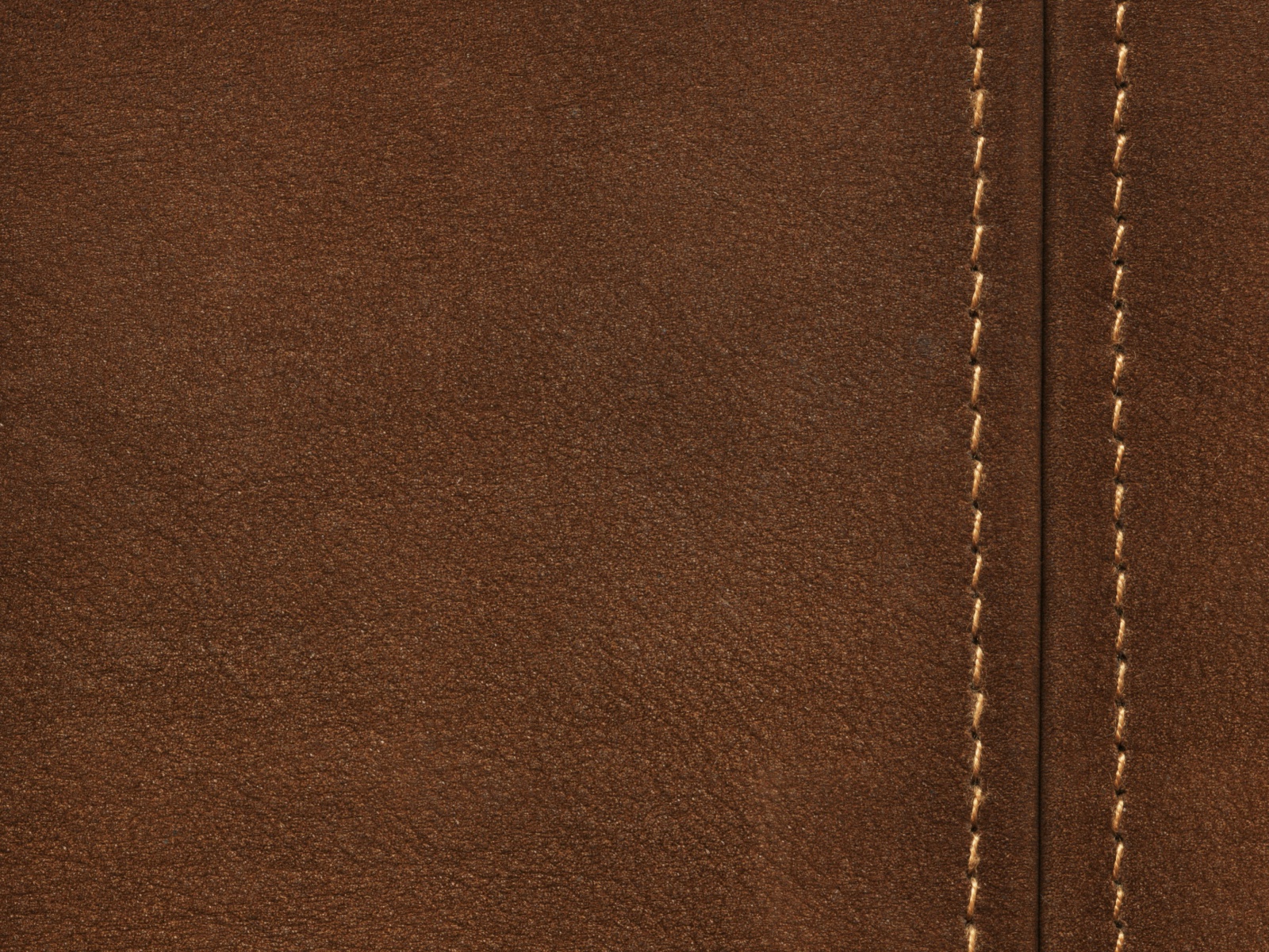 Sfondi Brown Leather with Seam 1600x1200