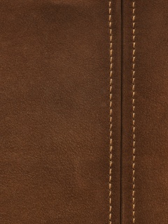 Screenshot №1 pro téma Brown Leather with Seam 240x320