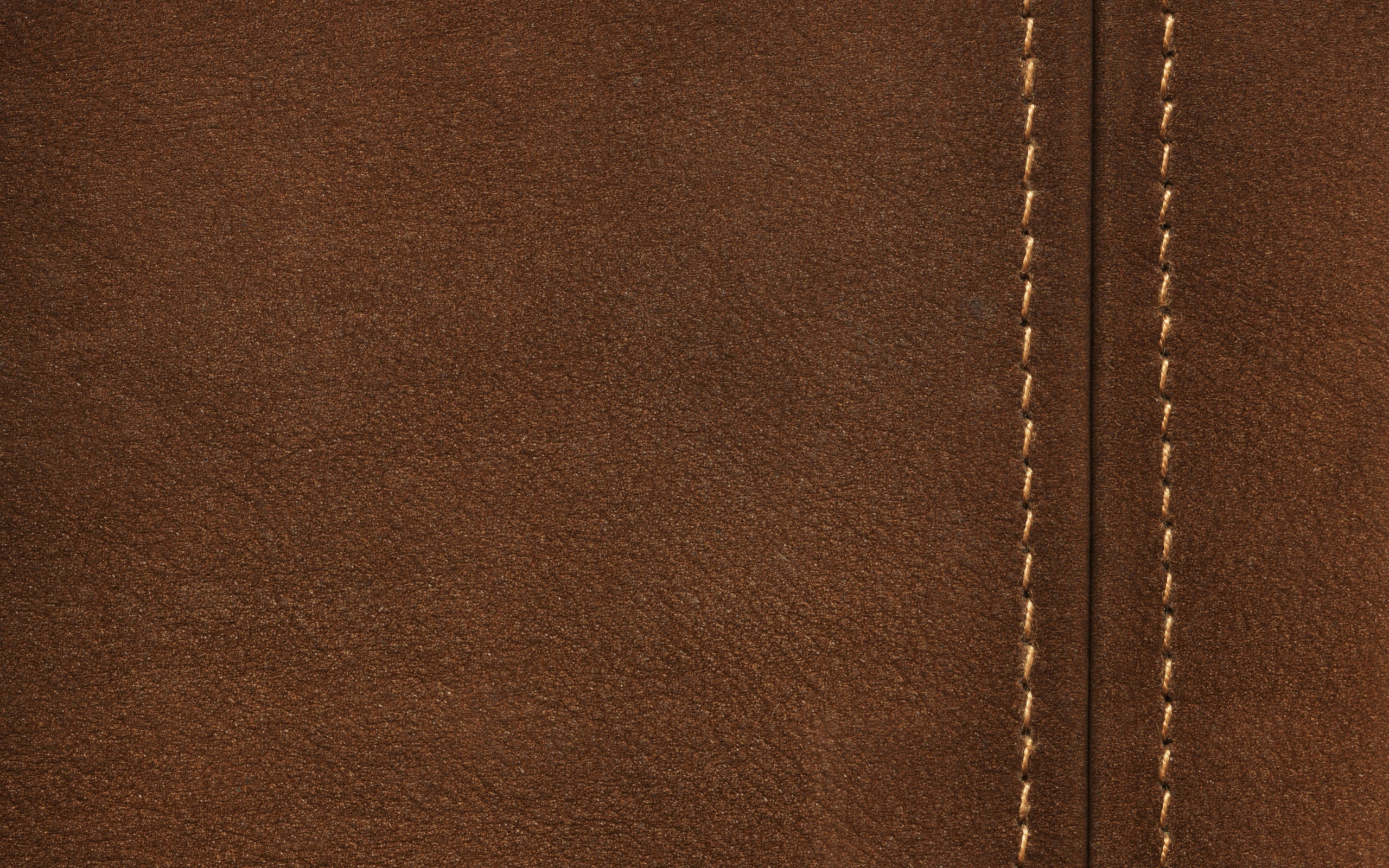 Sfondi Brown Leather with Seam 2560x1600