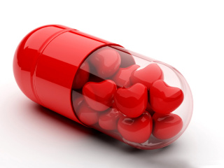 Screenshot №1 pro téma Juicy Heart Pills 320x240