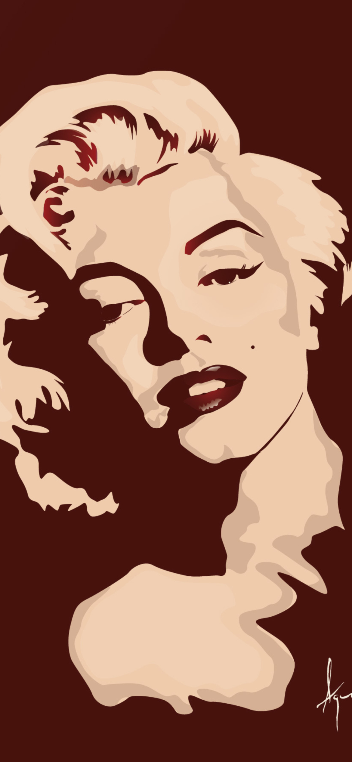 Screenshot №1 pro téma Marilyn Monroe 1170x2532