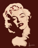Fondo de pantalla Marilyn Monroe 128x160