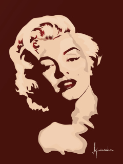 Das Marilyn Monroe Wallpaper 240x320