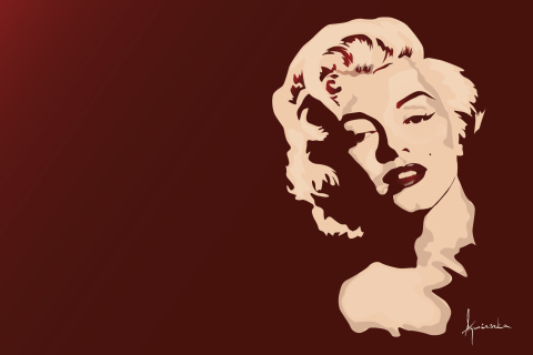 Обои Marilyn Monroe 480x320
