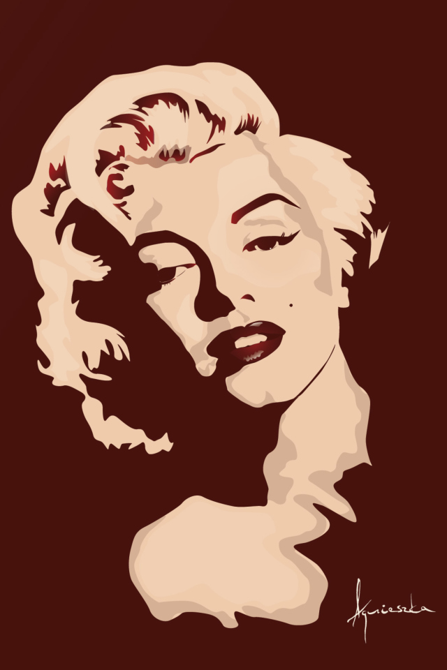 Das Marilyn Monroe Wallpaper 640x960