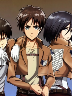 Sfondi Shingeki no Kyojin - Attack of the Giants 240x320