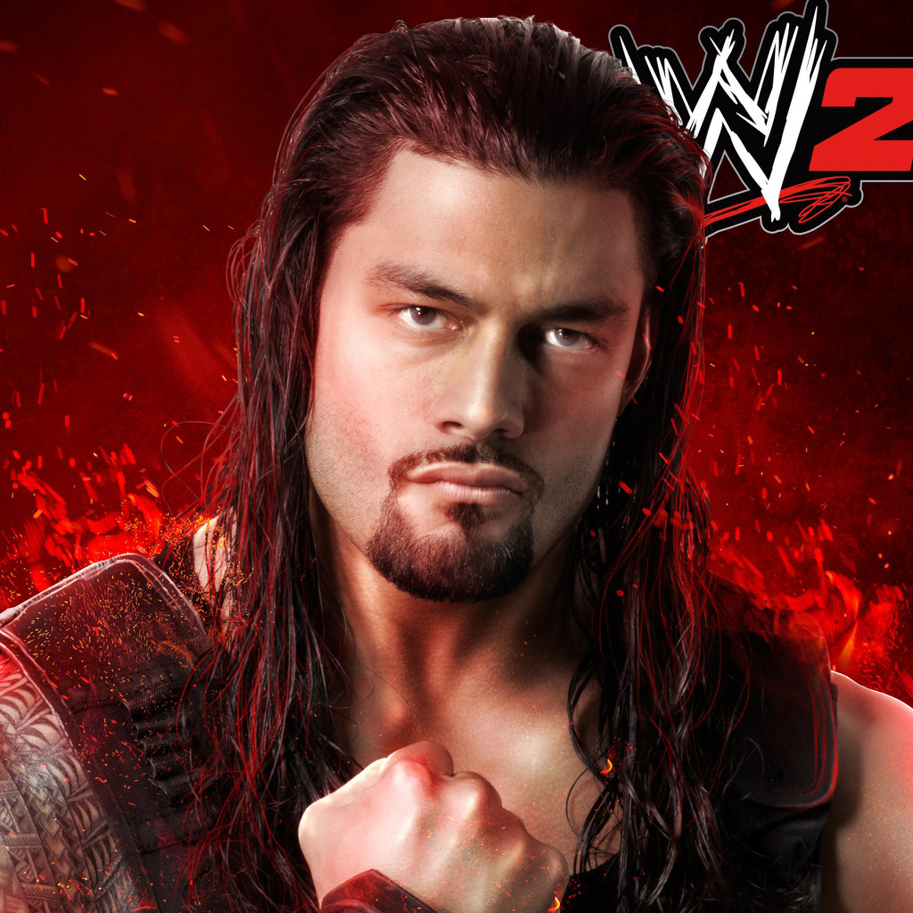 Sfondi WWE 2K15 Roman Reigns 1024x1024
