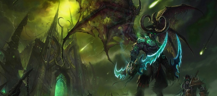 Lord of Outland Warcraft III wallpaper 720x320
