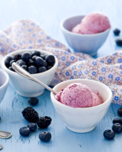 Das Blackberry Ice Cream Wallpaper 176x220