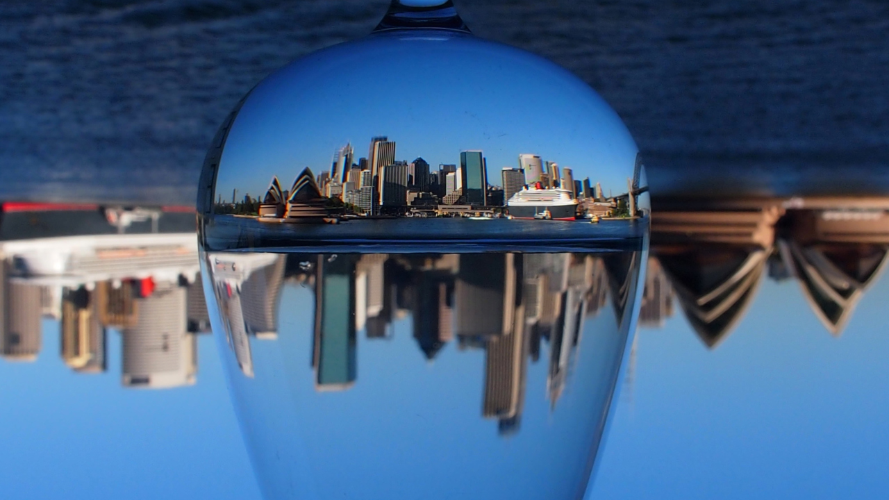 Sfondi Sydney Australia In Wine Glass 1280x720