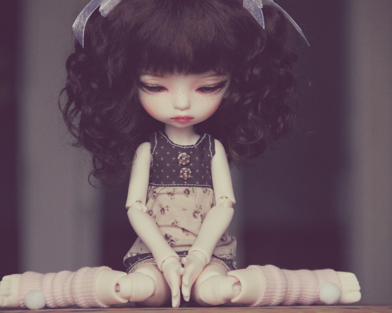 Screenshot №1 pro téma Cute Vintage Doll 1280x1024