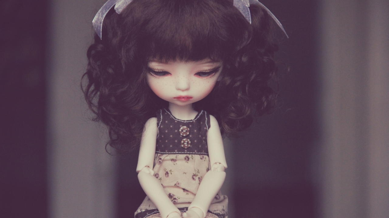 Sfondi Cute Vintage Doll 1280x720