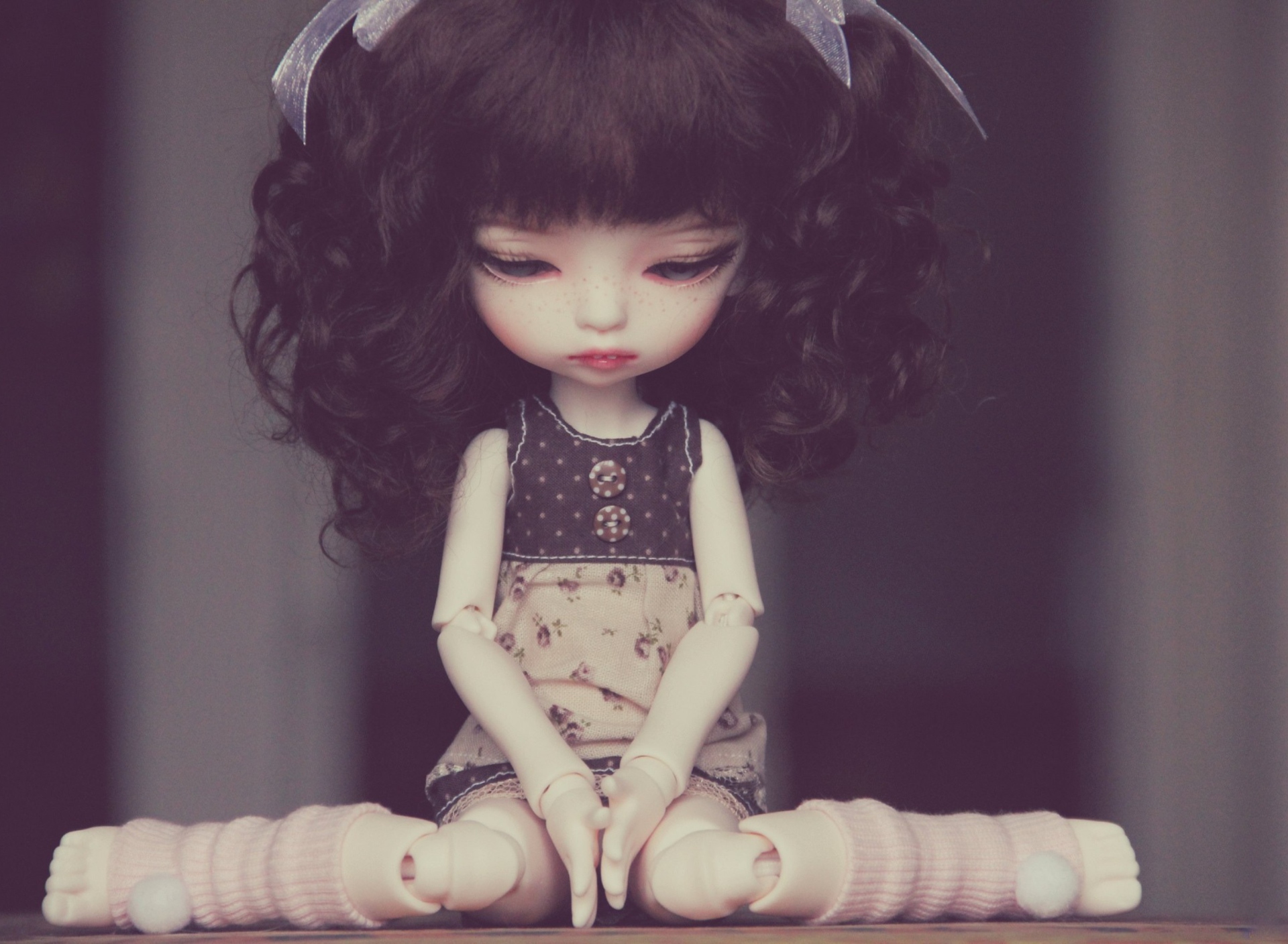 Обои Cute Vintage Doll 1920x1408