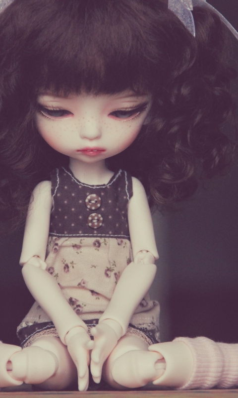Screenshot №1 pro téma Cute Vintage Doll 480x800