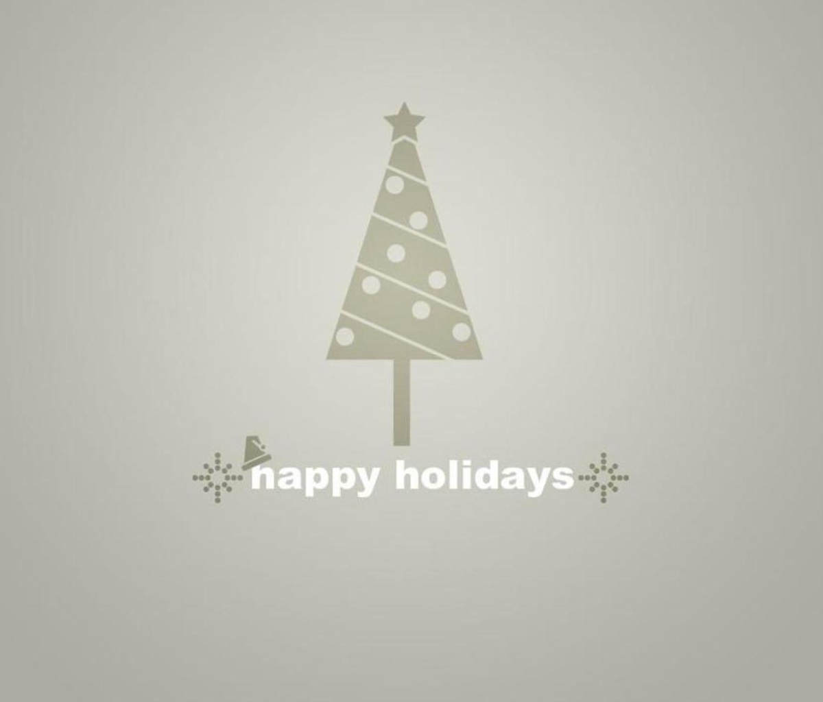 Das Happy Holidays Wallpaper 1200x1024