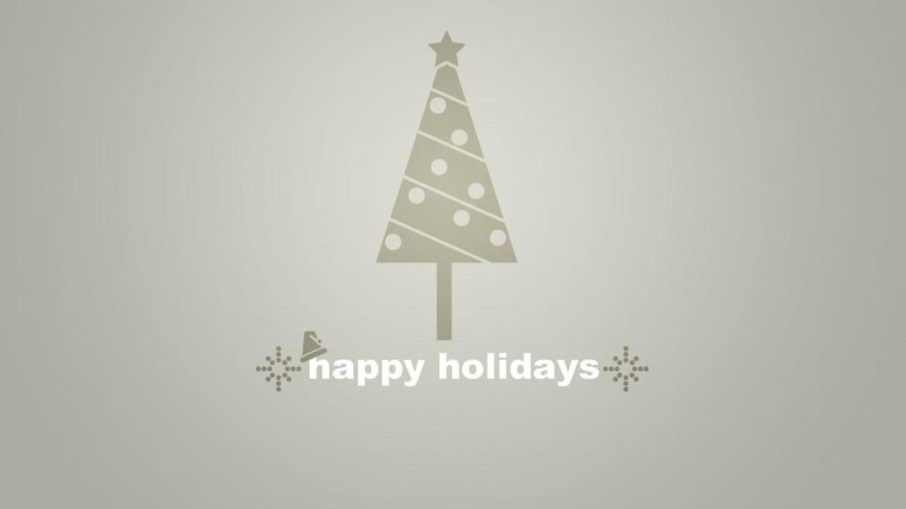 Happy Holidays wallpaper 1280x720