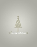 Das Happy Holidays Wallpaper 128x160