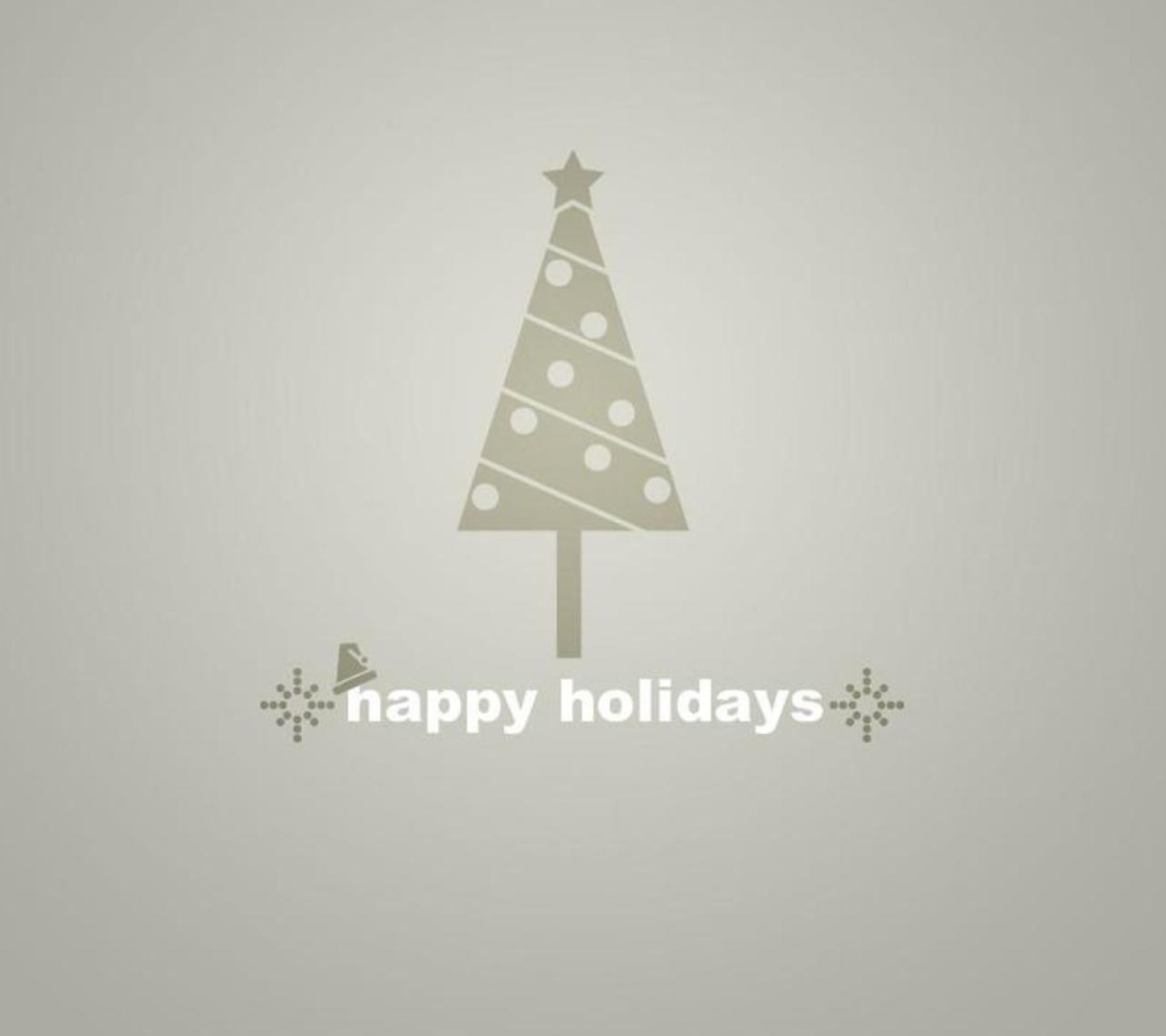 Fondo de pantalla Happy Holidays 1440x1280