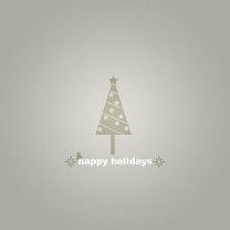 Das Happy Holidays Wallpaper 208x208
