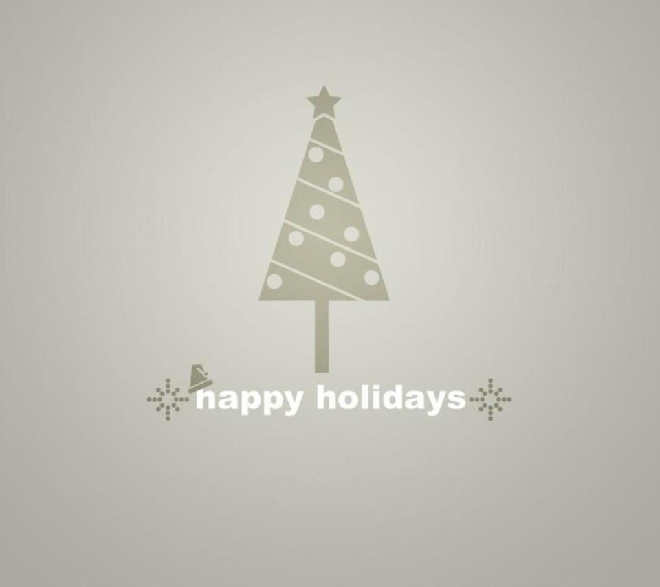 Happy Holidays wallpaper 960x854