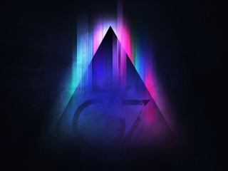 Screenshot №1 pro téma Colorful Triangle Vector 320x240