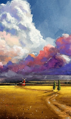 Nature Painting screenshot #1 240x400