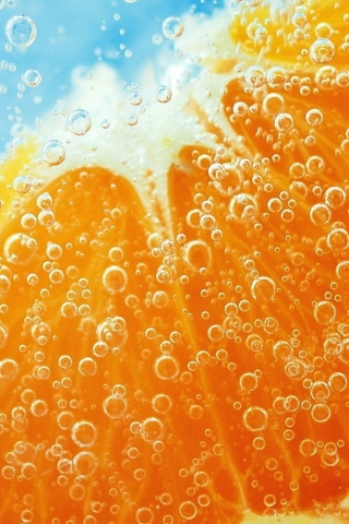 Screenshot №1 pro téma Refreshing Orange Drink 320x480