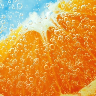 Kostenloses Refreshing Orange Drink Wallpaper für 128x128