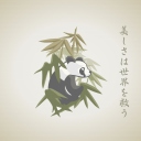 Обои Panda Drawing 128x128