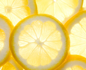 Fondo de pantalla Lemon Slice 176x144
