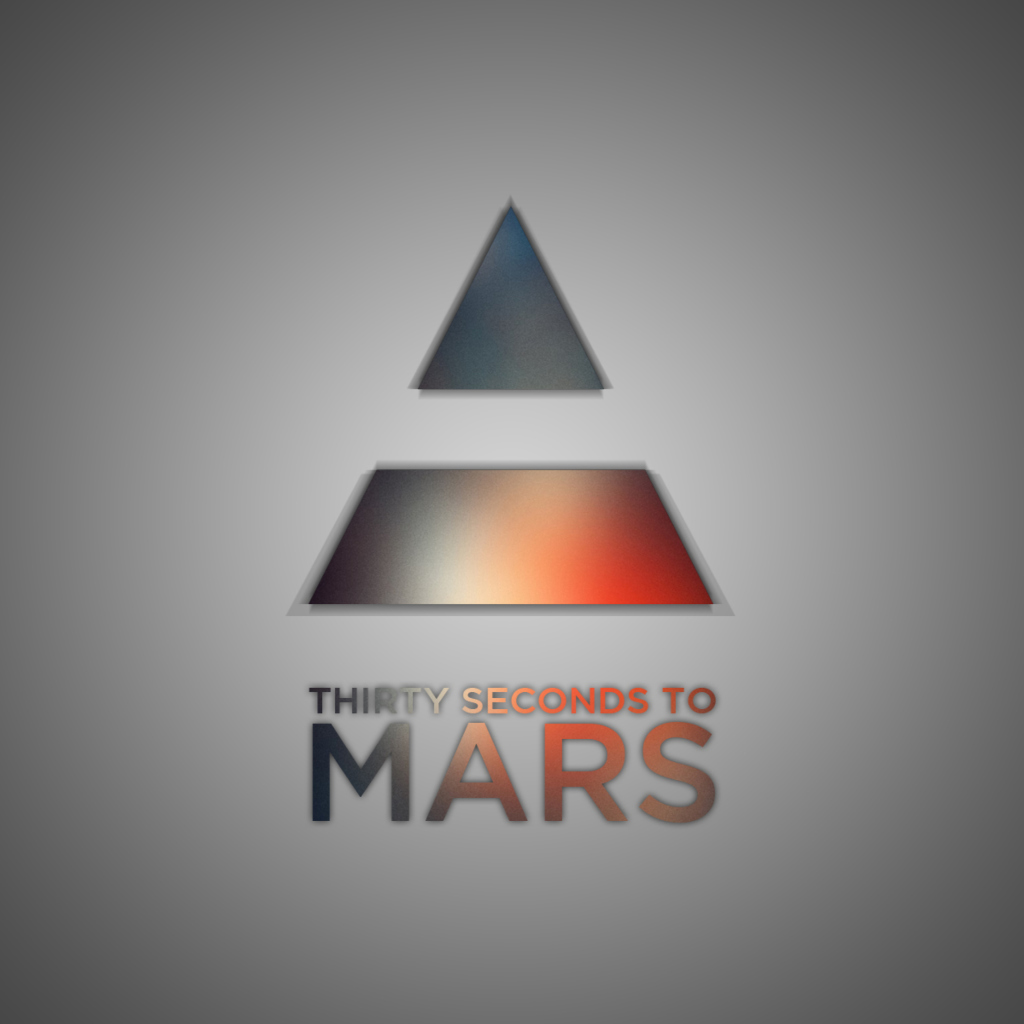 Das Thirty Seconds To Mars Logo Wallpaper 1024x1024